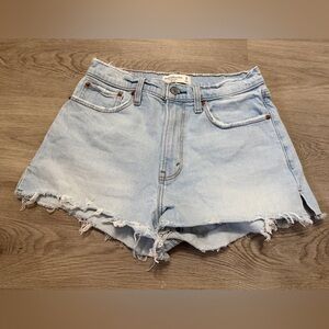 Abercrombie & Fitch Light Wash Jean Shorts